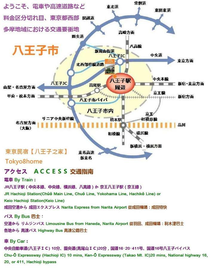 Tokyo8Home Hacsiodzsi Kültér fotó